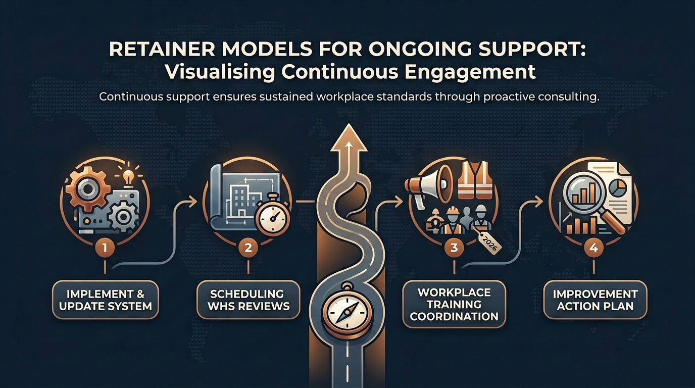 WHS Consultant Retainer Models Australia Retainer models for ongoing WHS consulting services in Australia.