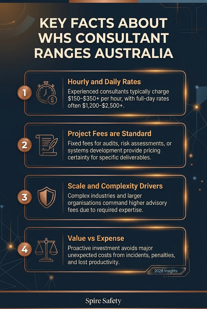 Understand WHS consultant cost in Australia. See average safety consultant fees & OHS consulting prices.