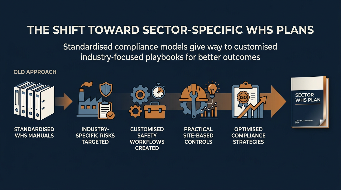 Australian Industry WHS Plans Sector-specific WHS plans for Australian industries.