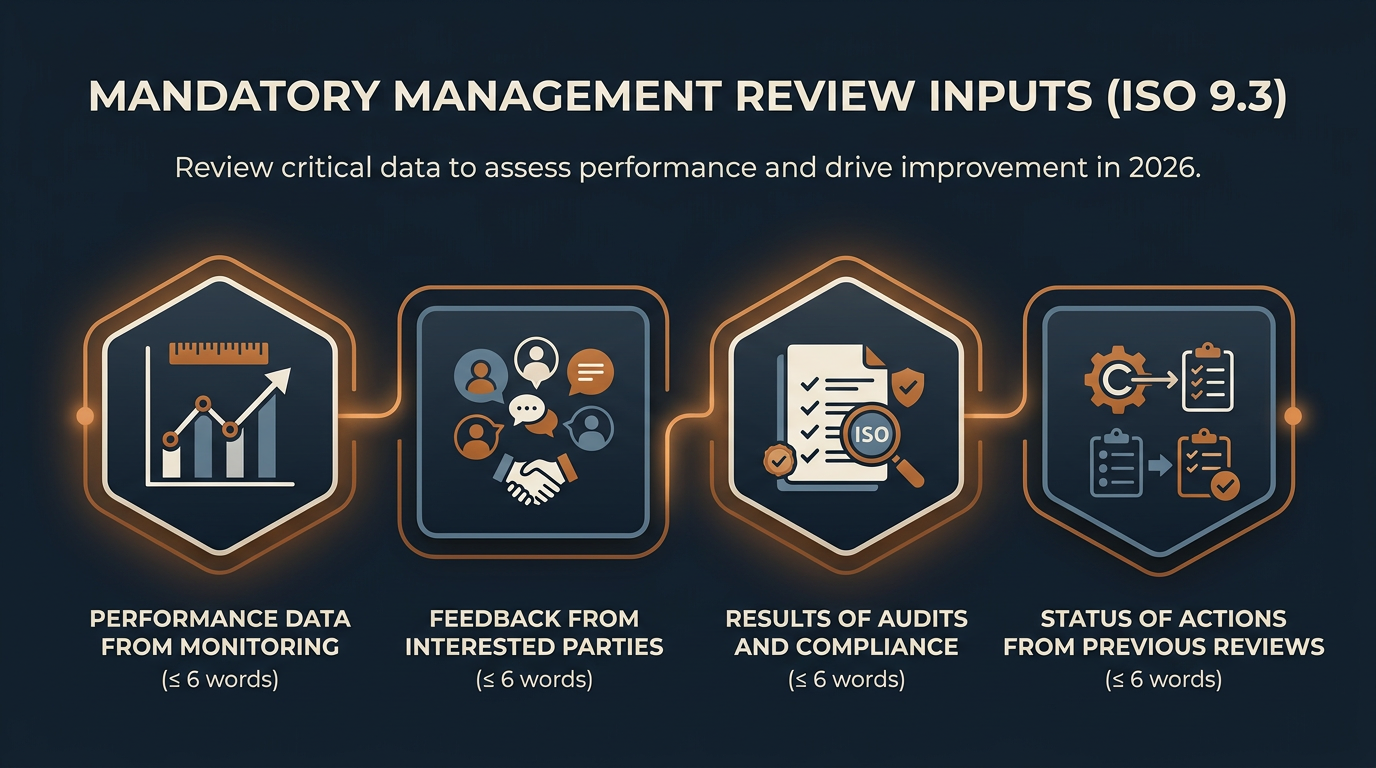Essential Management Review Inputs Mandatory management review inputs for ISO compliance and WHS