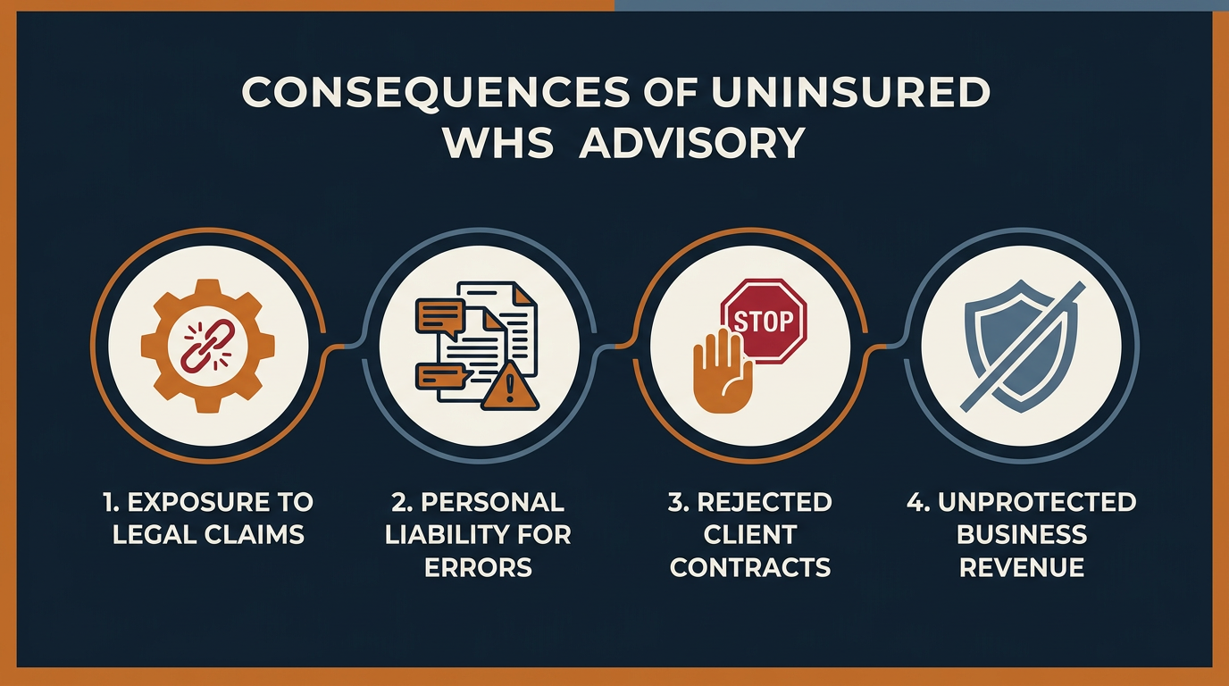 Warning sign: Lack of Professional Indemnity Insurance for WHS consultants in Australia