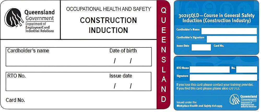 blue and white construction cards qld