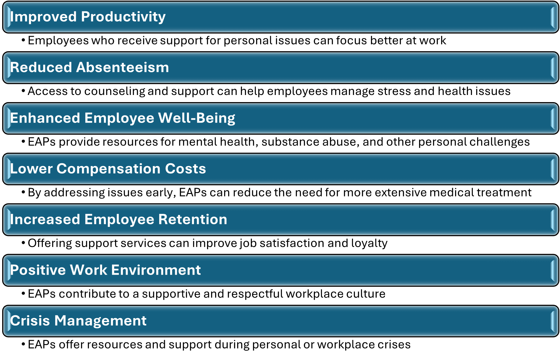 Employee Assistance Program Employer Benefits