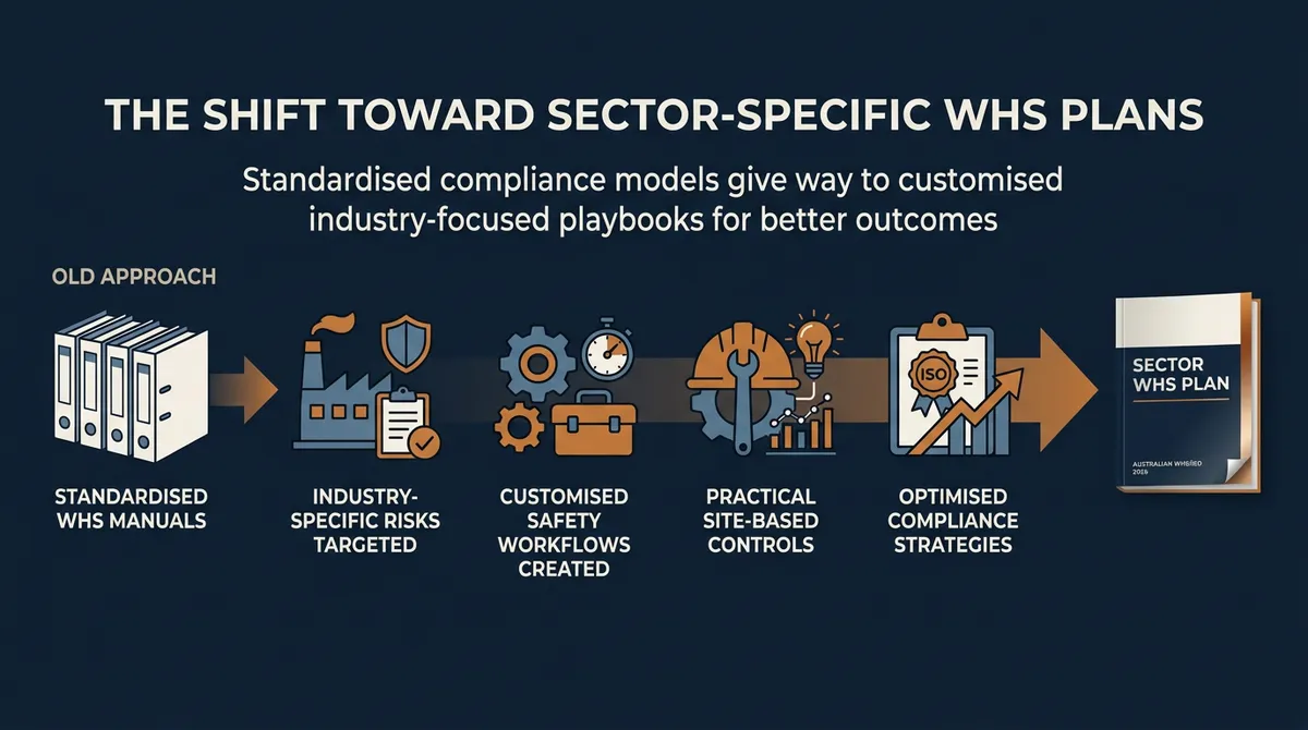 Australian Industry WHS Plans Sector-specific WHS plans for Australian industries.