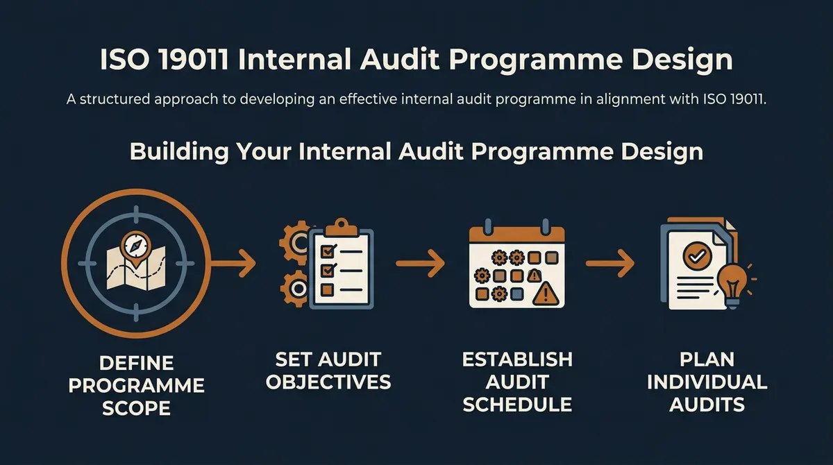 ISO 19011 Audit Programme Design Designing your ISO 19011 internal audit programme for effective management system auditing.