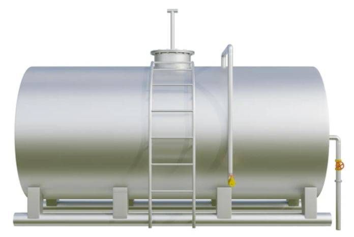 New, clean storage tanks, showing a scenario that might not be a confined space.