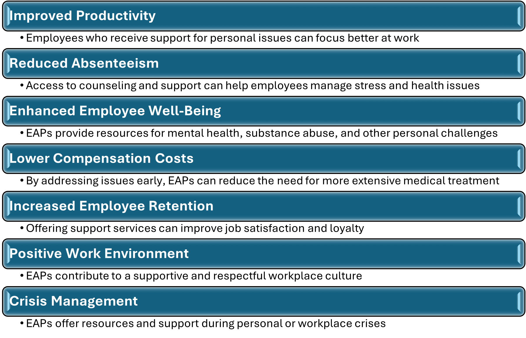 Employee Assistance Program Employer Benefits